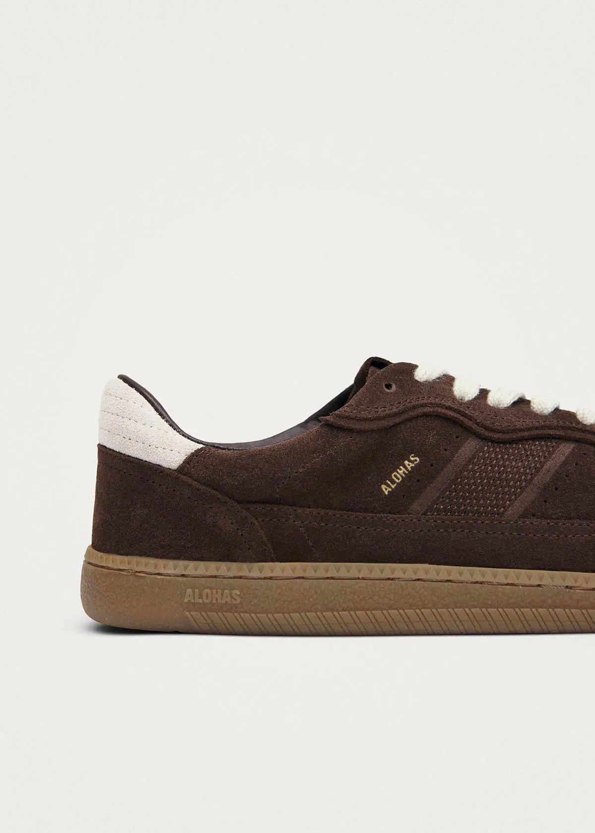 Босоногие кроссовки ALOHAS Tb.00 Barefoot — коричневый с молочным, фото 7