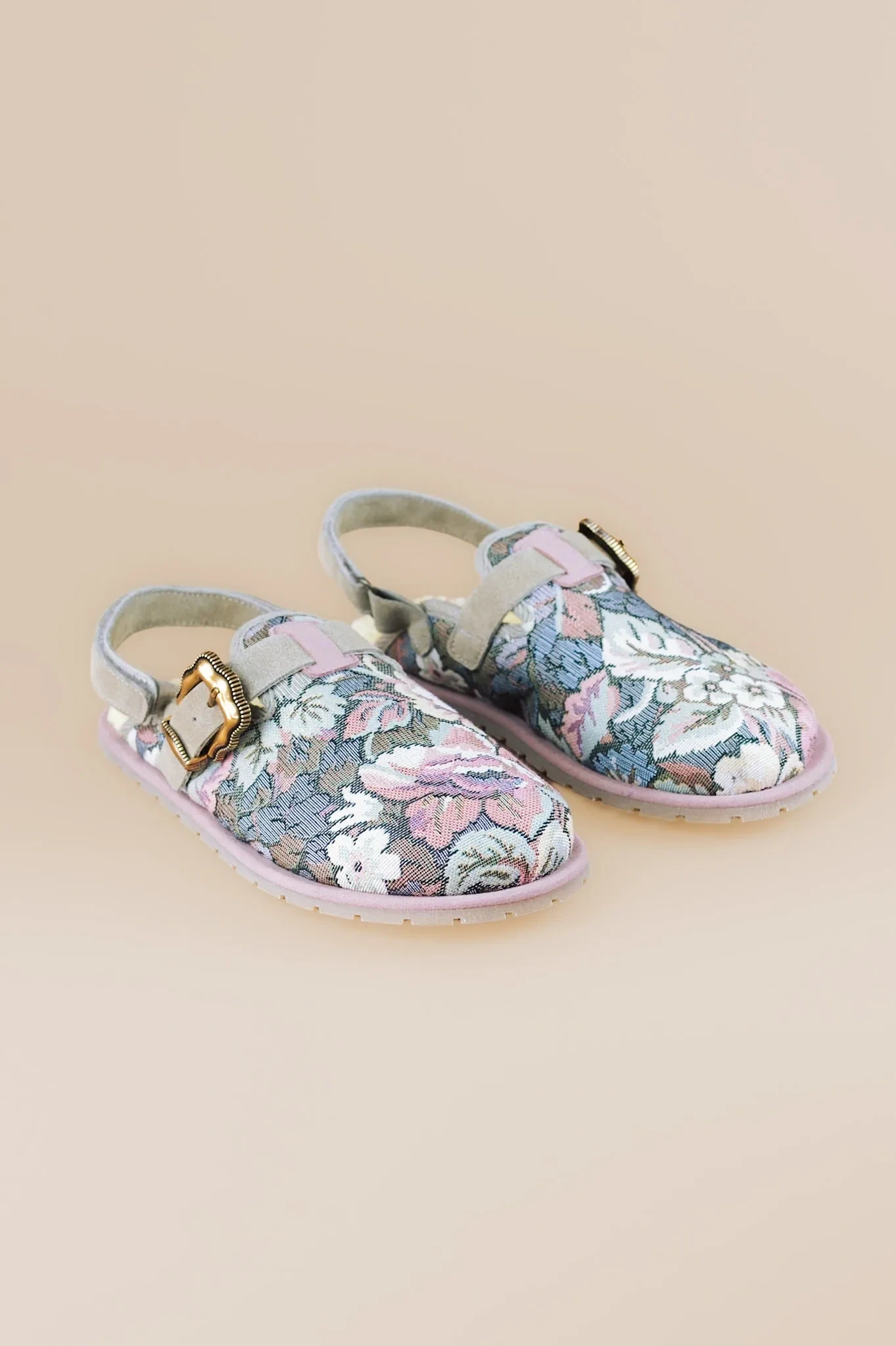 Босоногие сабо Sambas the bambas Folk — цветочный узор — фото 1 из 18