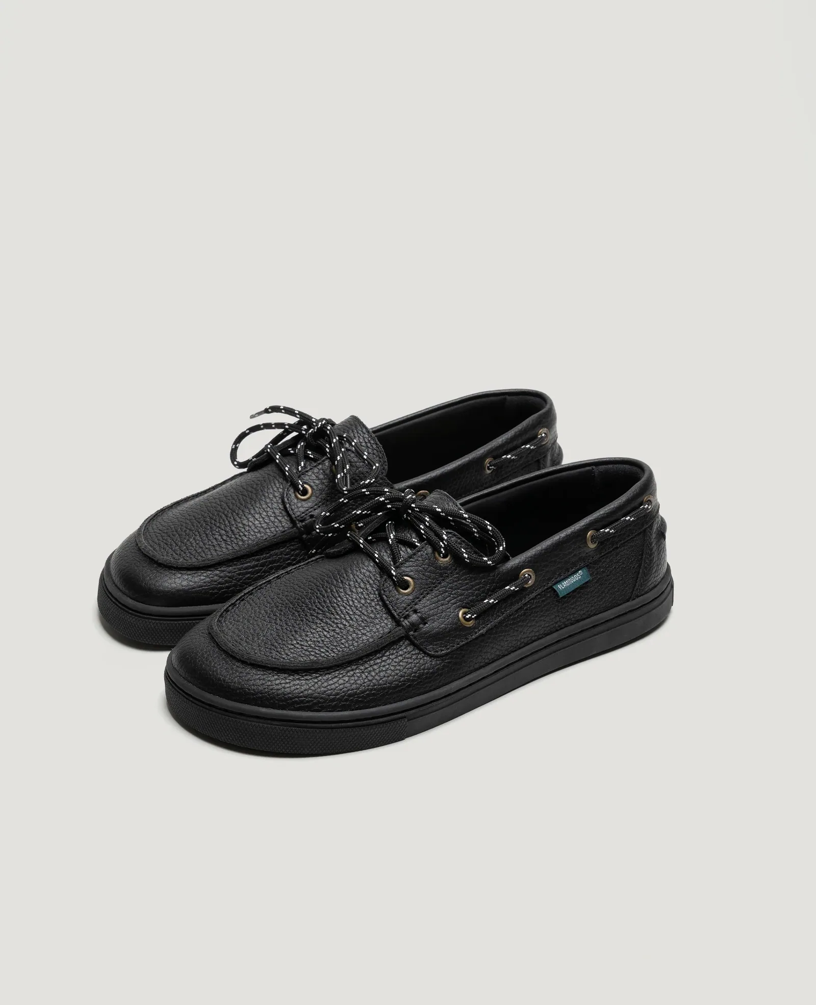 Босоногие топсайдеры Flamingos’ Life Zero Boat — чёрный, фото 2