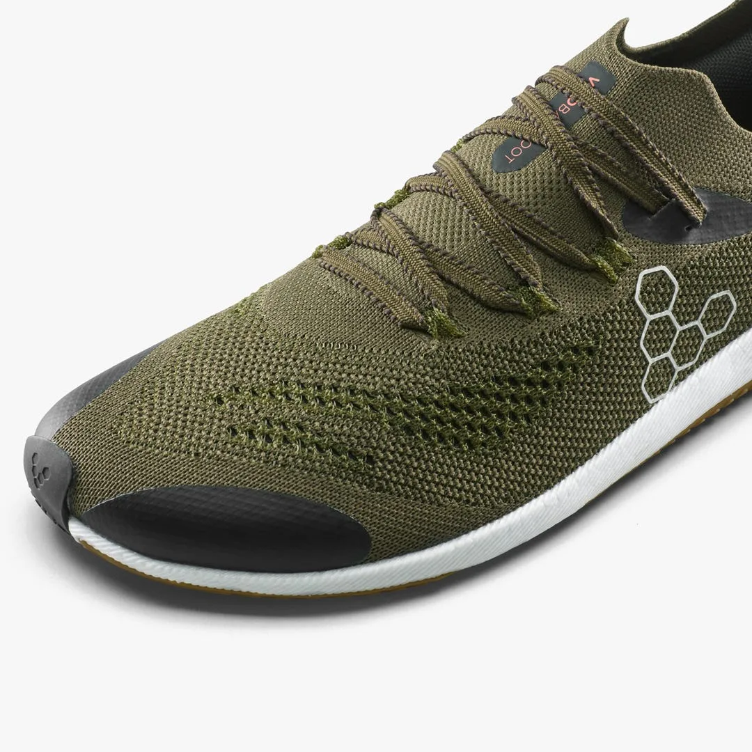 Кроссовки Vivobarefoot Primus Flow Knit — мужская модель, тёмно-оливковый, фото 6