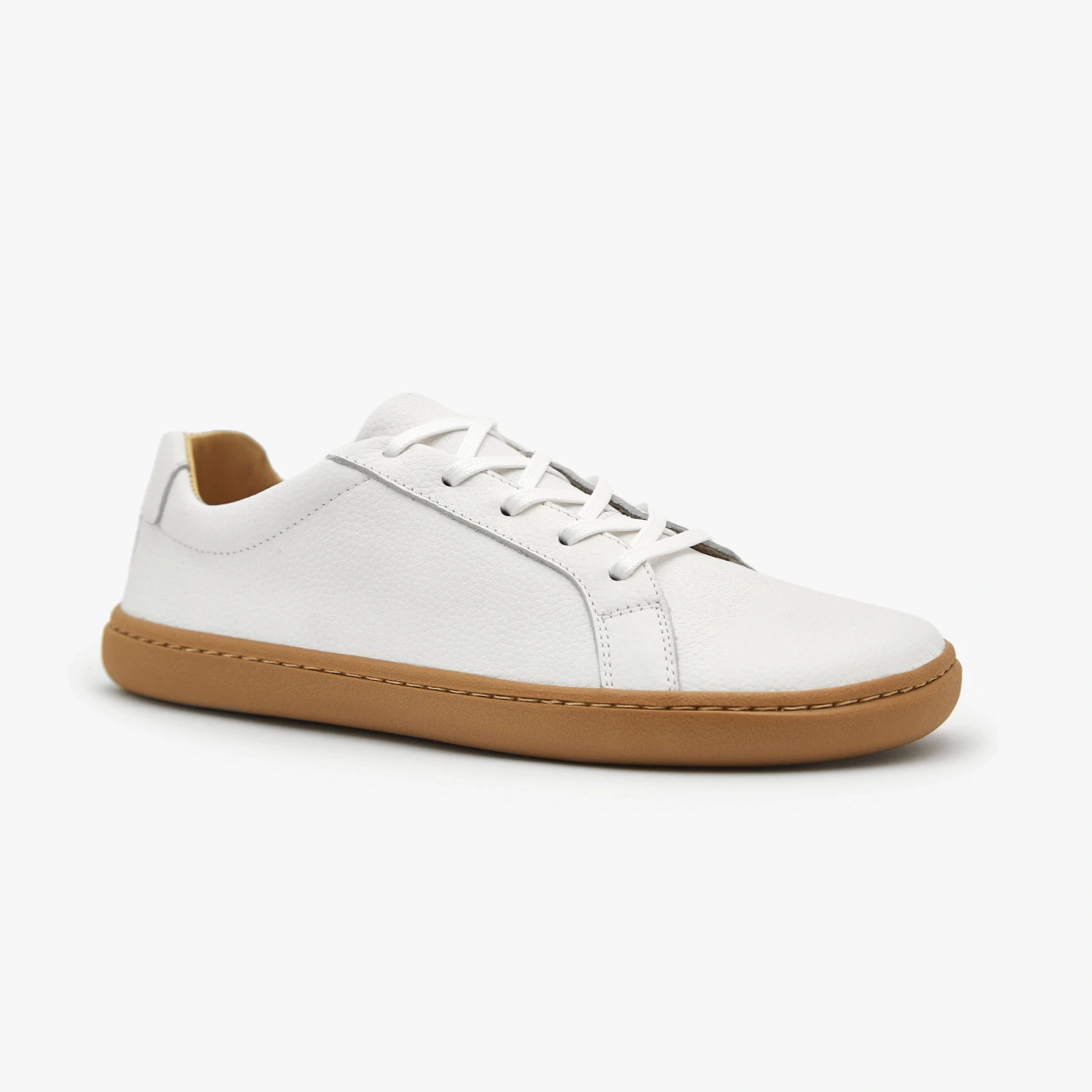 Босоногие кеды Origo Everyday Sneaker Gen 3 — белый с янтарной подошвой — фото 1 из 7