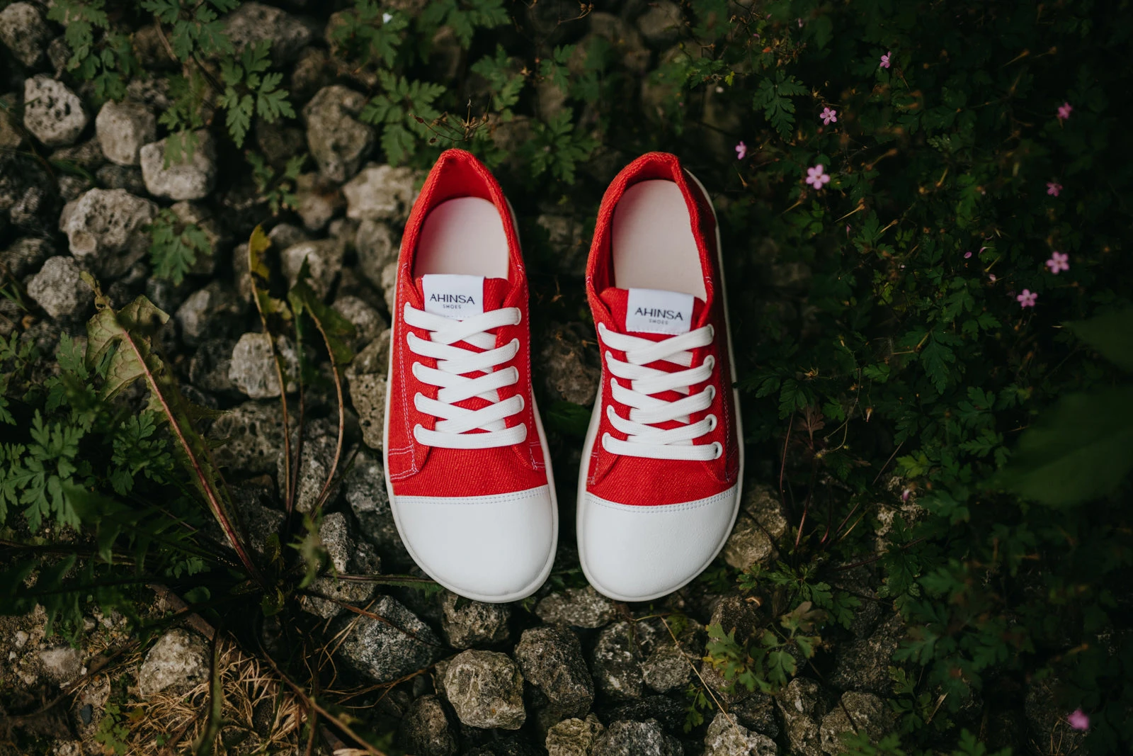 Кроссовки Ahinsa Street Hemp Barefoot — красный, фото 12